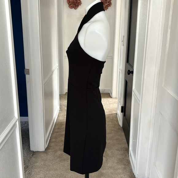 Express Black Halter Dress - Picture 2 of 9